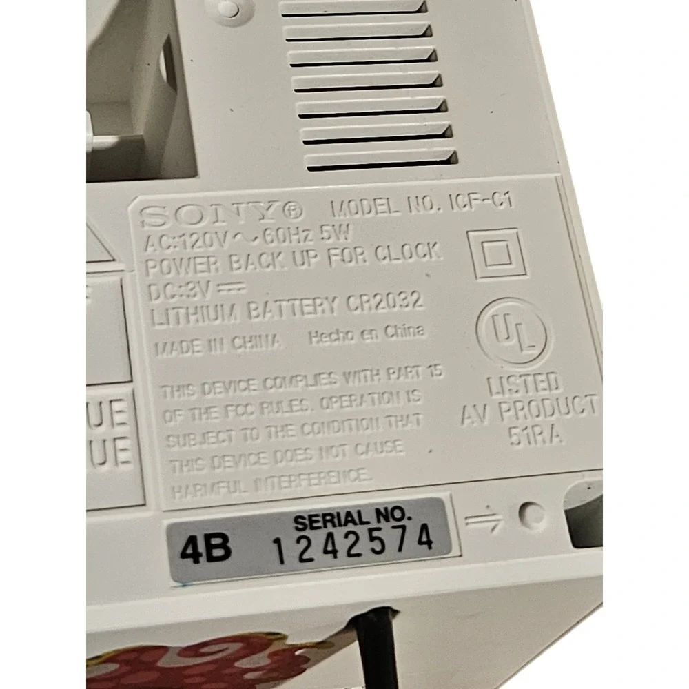 Sony icf c1